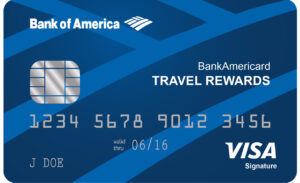 Bank of America credit card service 